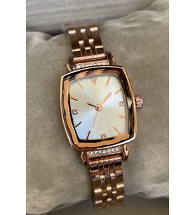 Minimal Oval Kasa Zirkon Taşlı Rose Gold Renk Çelik Kadın Kol Saati Özel Kutusunda Gönderilecektir Anneye Ablaya Sevgiliye Hanima Ese Arkadasa Dogum Gunu Yıldonumu Hediyesi Anneye Kız Kardese Kisiye Ozel Hediye