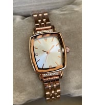 Minimal Oval Kasa Zirkon Taşlı Rose Gold Renk Çelik Kadın Kol Saati Özel Kutusunda Gönderilecektir Anneye Ablaya Sevgiliye Hanima Ese Arkadasa Dogum Gunu Yıldonumu Hediyesi Anneye Kız Kardese Kisiye Ozel Hediye
