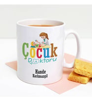 Kadın Çocuk Doktoru Kupa Bardak