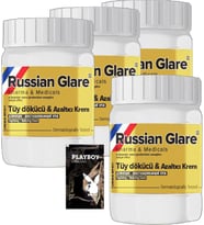 Playboy Rusian Glare Nano 4 Tane X 50 Ml Tüylere Rus Merhemi + Yanında Jel