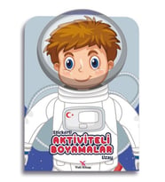 Stickerli Aktivite ve Boyamalar Uzay