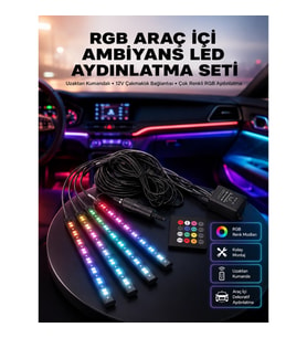 Mey İthalat® Yüksek Parlaklık Ayarlı RGB LED Ekran Kayan Yazı ve Grafik Destekli Esnek Panel