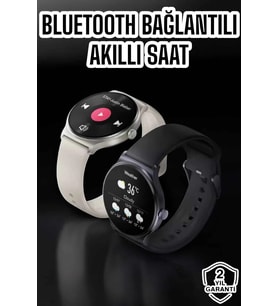 Mey İthalat® Akıllı Saat Sesli Görüşme Bluetooth Bağlantılı 3 Kordonlu