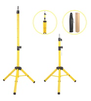 Kuaför Eğitim Mankeni İçin Metal Tripod - Sari + Taşıma Çantası