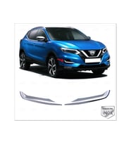 Nissan Qashqai (2017+) Sis Far Çıtası 2 Parça Paslanmaz Çelik