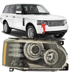 Land Rover III Vogue L322 2010-2012 Sol Far Komple Beyinler Üstünde Tak Çalıştır