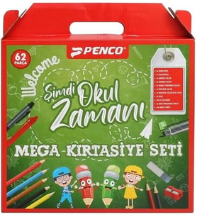 Şİmdi Okul Zamanı Mega Kırtasiye Seti 62 Parça