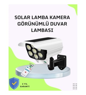 Mey İthalat® 3 Modlu Güneş Paneli Aydınlatmalı Dış Mekan Güvenlik Işığı – IP65 Su Geçirmez, PIR Sens