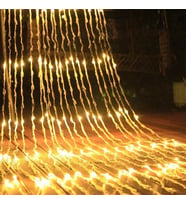 YILBAŞI IŞIĞI AKAN LED IŞIK 10 DAL 180 LED MODLU 3.20X2.60 METRE AKAR LED ŞELALE GÜN IŞIĞI LED IŞIK
