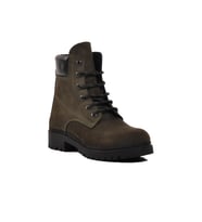 Ayakmod 90001-9 Haki İçi Polarlı Hakiki Deri Unisex Bot