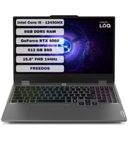 Lenovo Loq 15IAX9 83GS007XTR I5-12450HX 8gb 512 GB SSD Rtx 4060 8gb Gddr6 15.6'' Fhd Freedos Gaming (Oyuncu) Notebook