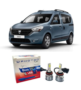 Dacia Dokker Sis Far Ampulü H11 Duo Yeni Seri Beyaz
