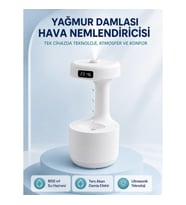 Mey İthalat® Anti Yerçekimi Su Damlası Hava Nemlendirici 800 ml Ultrasonik Aroma Difüzör