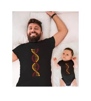 Sarı Kırmızı DNA Baba Oğul Kız (TEK ÜRÜN FİYATIDIR KOMBİN YAPMAK İÇİN EN AZ 2 ADET SEPETE EKLEYİNİZ)