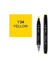 TOUCH TWIN Y34 ÇİFT UÇLU MARKER YELLOW
