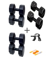 PS SPOR 3 ÇİFT DAMBIL SET 2 KG + 6 KG +10 KG + AYARLANABİLİR SAYAÇLI EL YAYI VE ATLAMA İPİ