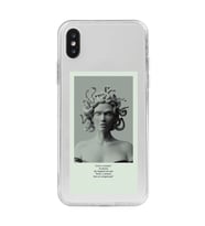 Iphone X ve XS Uyumlu Medusa Tasarımlı Şeffaf Telefon Kılıfı