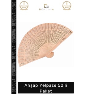 #Yelpaze Doğal Tasarım Düğün Nişan Kına Davet Hediyelik Ekonomik Kaliteli Ahşap Yelpaze 50'li Paket