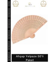 #Yelpaze Doğal Tasarım Düğün Nişan Kına Davet Hediyelik Ekonomik Kaliteli Ahşap Yelpaze 50'li Paket