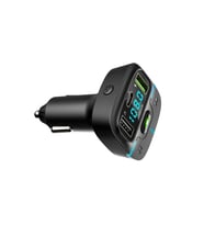 F9 Araç Fm Transmitter 5.3 Bluetooth Araç Kiti Usb Type-C Hızlı Şarj Kart Çakmaklık Girişli