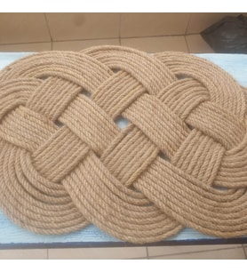 Denizci Düğümü Halat Paspas, 40*60 cm