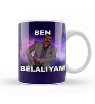 Ben Belayım Azer Bülbül Kupa Bardak Porselen