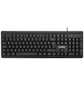 Everest KB-741F Siyah-Gri USB 2 Metre Bakır Kablolu Tamamen Türkçe F Klavye