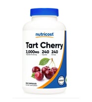 Nutricost Tart Cherry Extract 3000mg, 240 Vegetarian Capsules - Gluten Free, Non-GMO.Abd 38.