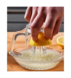 Cam Limon Sıkacağı Meyve Sıkma Aparatı Kolay Kullanımlı Mutfak Gereci Meyve Sıkma Narenciye Sıkacağı
