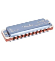 Fender 0990702105 Midnight Blues Mızıka (Fa - F Majör) Profesyonel Kalite ve Uygun Fiyat Yan Bağlantı Noktaları ile Hava Kaçağını Önler
