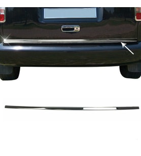 Volkswagen Caddy Krom Bagaj Alt Çıta Formlu 2003-2010 Paslanmaz Çelik