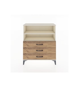 Arges Şifonyer 2 Raflı 3 Çekmeceli 88x30x106 Aytaşı-Çam