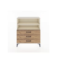 Arges Şifonyer 2 Raflı 3 Çekmeceli 88x30x106 Aytaşı-Çam