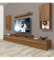 Decoraktiv Ekoflex 270TA Mdf Tv Ünitesi Tv Sehpası - Naturel Ceviz