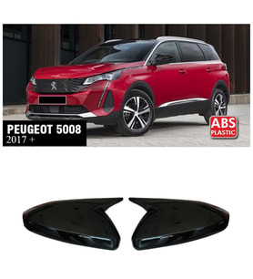 Peugeot 5008 Batman Yarasa Ayna Kapağı Piona Black ABS 2017+