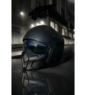 X1-x Seul Kask Matt Black (Aynalı Vizör)