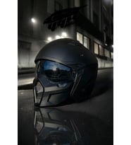 X1-x Seul Kask Matt Black (Aynalı Vizör)