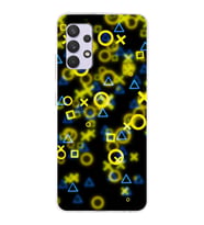 Samsung Galaxy A13 Uyumlu Kapak Semboller Tasarımlı Şeffaf Silikon Kılıf