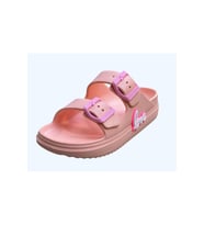 Çift Tokalı Plaj-havuz-bahçe-tatil-günlük Açık Stickerlı Çocuk Terliği
