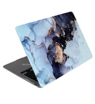 SyncCase Huawei MateBook Kılıf D15 MagicBook 15 Honor X15 ile Uyumlu HardCase Marble14NL (Gri)