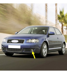 Audi A3 2004-2008 Ön Sol Sis Farı Lambası 8P0941699A