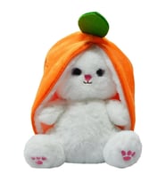 35 cm Çilek Havuç Çantalı Pelüş Tavşan 2612