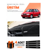 SKODA FELICIA (1994-2001) Uyumlu Torpido Koruma Örtüsü Oto Kılıfı - Siyah