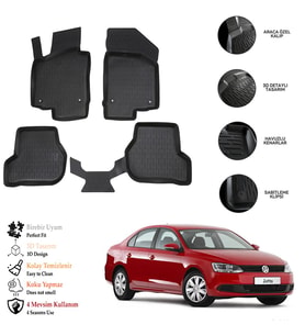 Vw Jetta 2006-2011 3D Havuzlu Paspas OTL