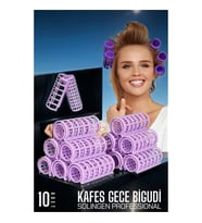 Kafes Gece Bigudisi 2.5 cm 10 Adet Solingen Professional