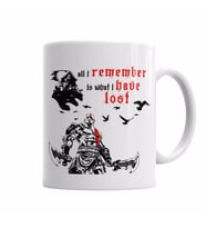 Kratos God Of War ALL I REMEMBER IS WHAT I HAVE LOST Kupa Bardak Porselen