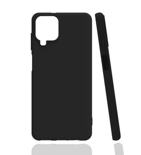 Samsung Galaxy M22 Kılıf Slim Soft Silikon Siyah