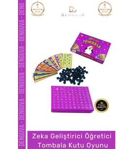Premium Eğitici Zeka Geliştirici Öğretici Eğlence Aile Parti Yılbaşı Etkinlik Tombala Oyunu