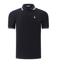 T8594 DEWBERRY ERKEK T-SHIRT-DÜZ SİYAH