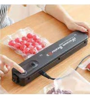 Vakum Makinası Ekonomik , VACUUM SEALER, 10 Adet 15x25 cm Vakum Torbası HEDİYE